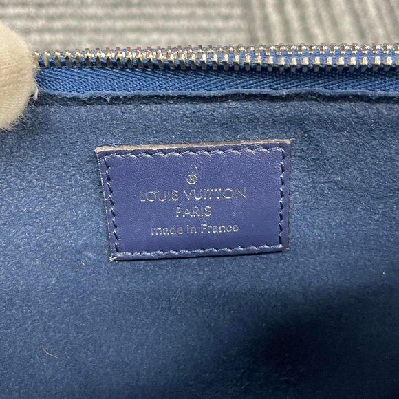 Louis Vuitton Escale Double Zip Pochette Bleu - Picture 5 of 6